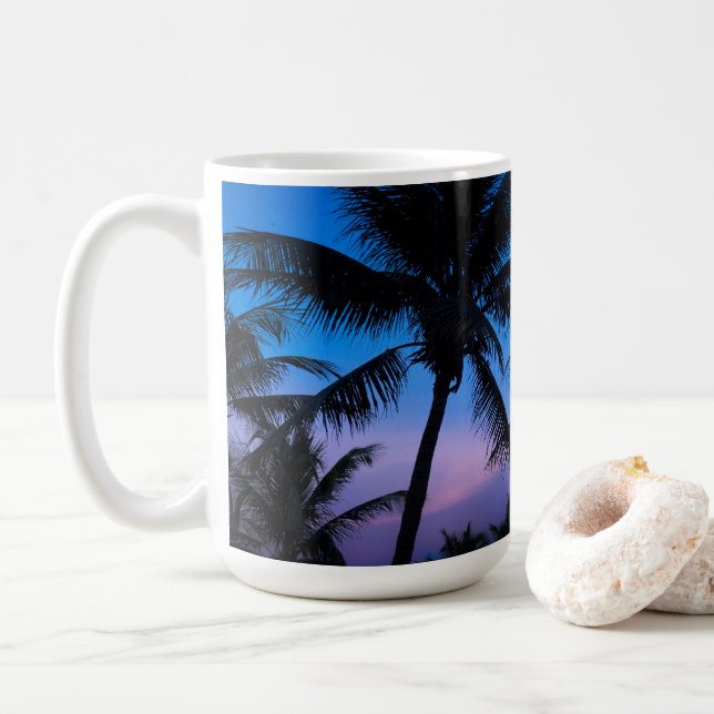 Taza De Café Palm Trees (Con donut)