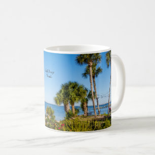 Taza De Café Palm Trees Bayside Morning Classic Mug