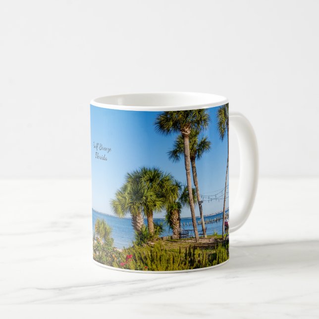Taza De Café Palm Trees Bayside Morning Classic Mug (Anverso derecho)