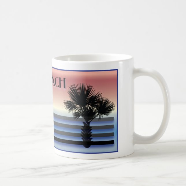 Taza De Café Palmera del SC de Myrtle Beach (Derecha)
