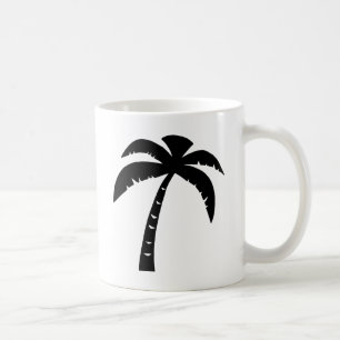 Taza De Café Palmera negra