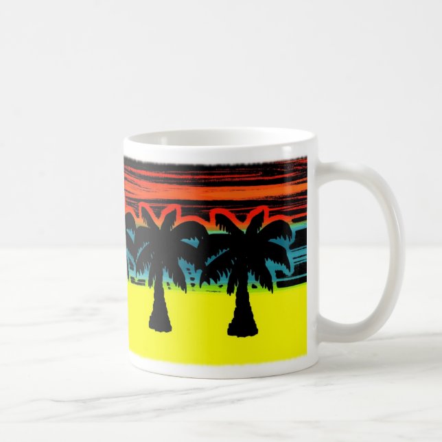 Taza De Café palmeras (Derecha)
