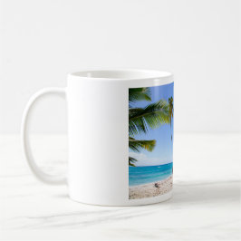Taza De Café Palmeras en la playa de Isla Saona