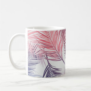 Taza De Café Palmeras Tropicales Hawaianas: Elegante y sin cost