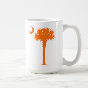 Taza De Café Palmetto anaranjado