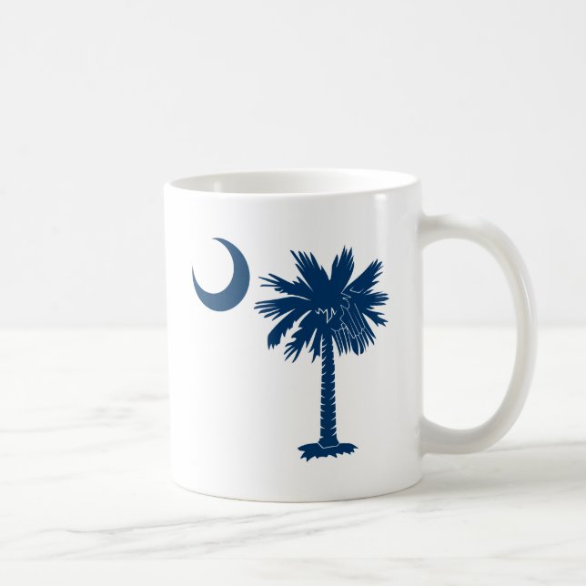 Taza De Café Palmetto azul (Derecha)