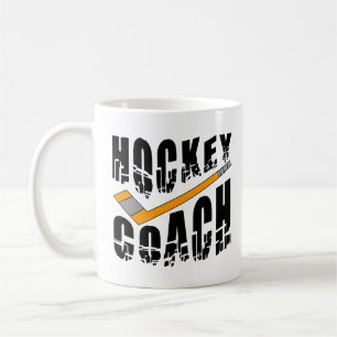 Taza De Café Palo de entrenador de hockey