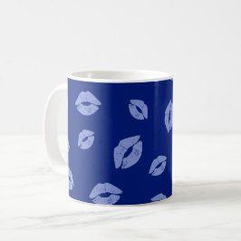 Taza De Café Palo de labios besa patrón sin soldadura - tonos a