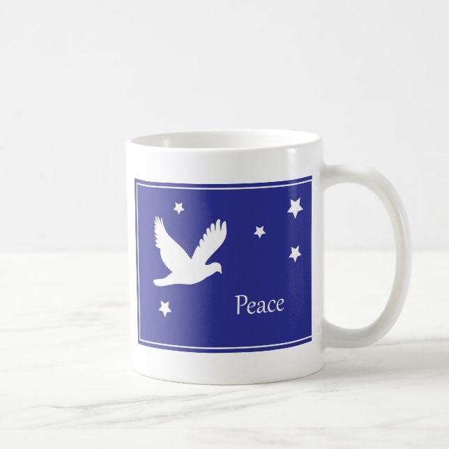 Taza De Café paloma de paz (Derecha)