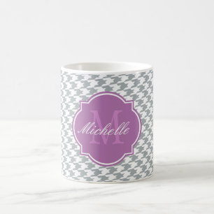 Taza De Café Paloma Houndstoth Monogram Mug