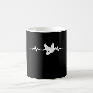 Taza De Café Paloma portadora paloma latido