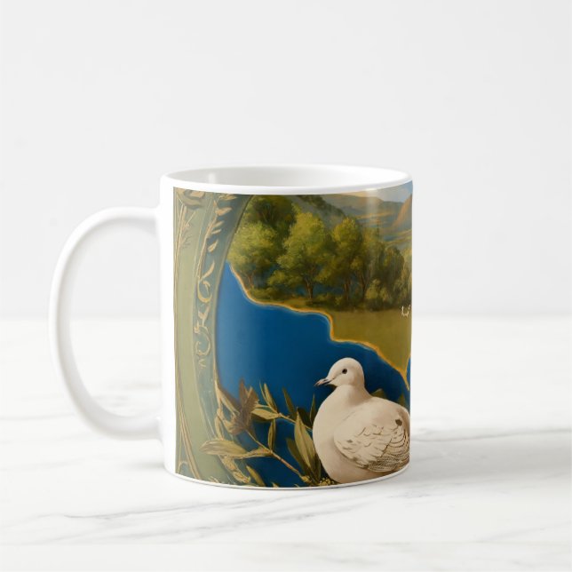Taza De Café Palomas de paz (Izquierda)