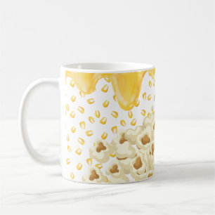 Taza De Café Palomitas de maíz y mantequilla derretida