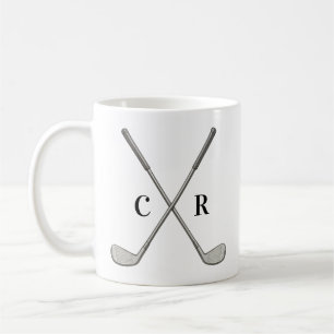 Taza De Café Palos de Golf Personalizados