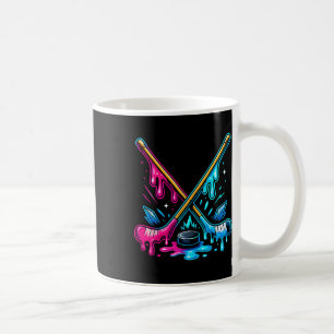 Taza De Café Palos de Hockey Helado Goteo Hockey sobre Hielo Go