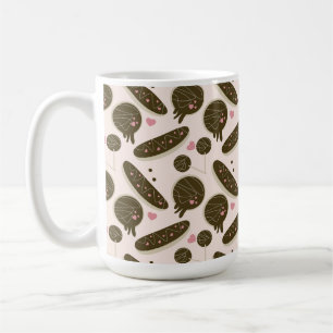Taza De Café Palos de Pastel de Donas Eclair para el Día de San