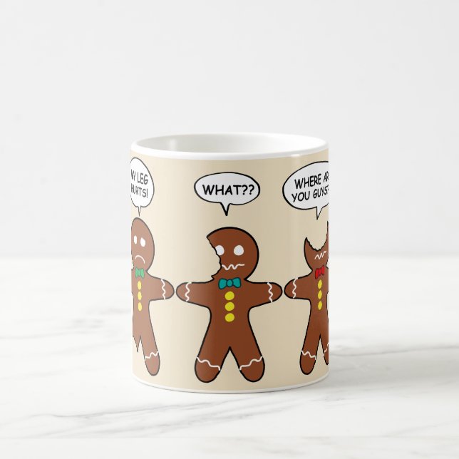 Taza De Café Pan de jengibre me duele el humor (Centro)