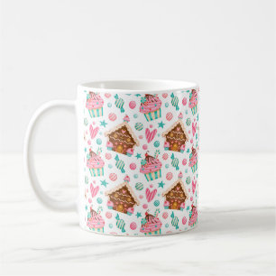 Taza De Café Pan de jengibre y magdalenas de Navidad