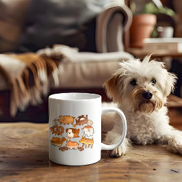 Taza De Café Pan de perro,Círculo