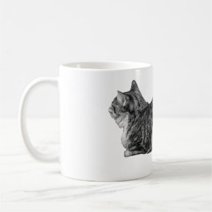 Taza De Café Pan de tabulación, textura suave