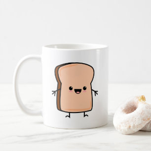 Taza De Café Pan de tostada lindo