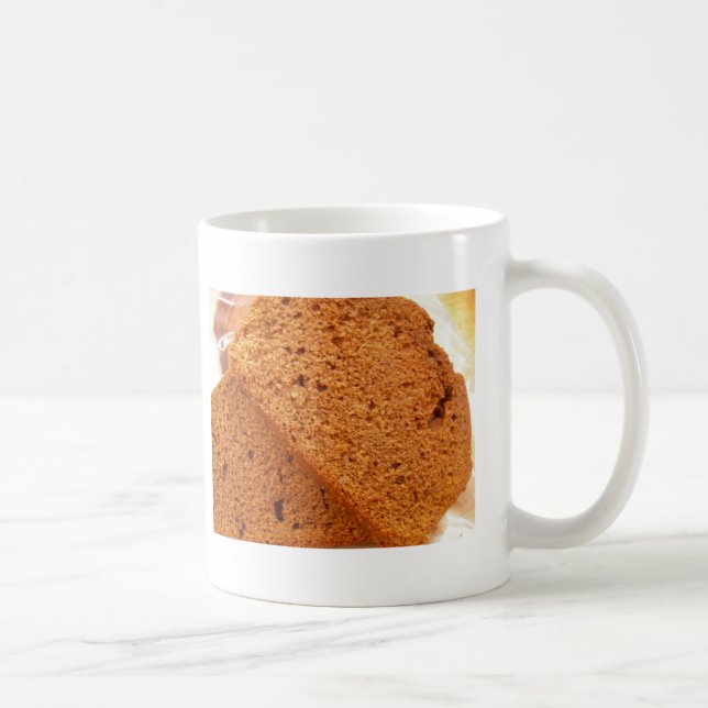 Taza De Café Pan de zucchini de chocolate (Derecha)