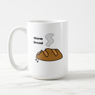 Taza De Café Pan Fresco Ilustración de Panadería Adorable   Ama