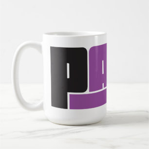 Taza De Café Pana Black and Purple