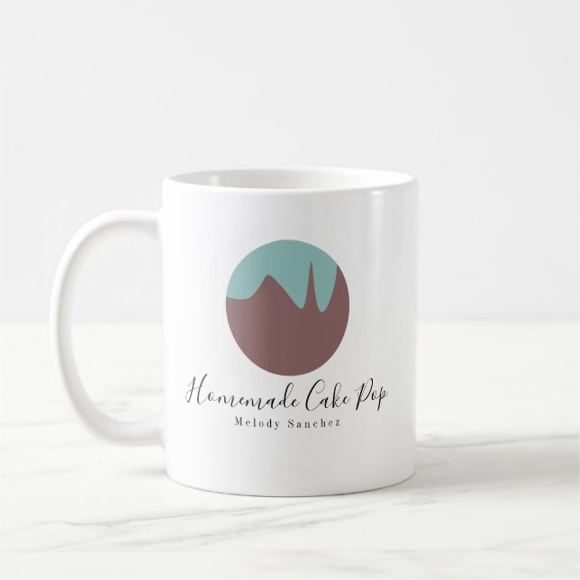 Taza De Café Panadería Bola De Cake Pop Casera (Izquierda)