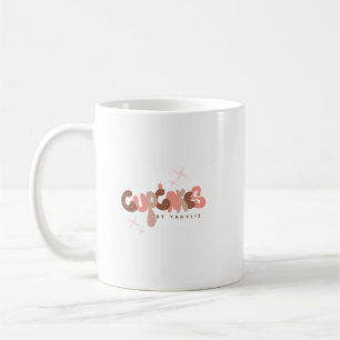 Taza De Café Panadería  Letra a Mano Cupcake  Negocio       
