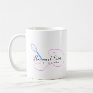 Taza De Café Panadería Pasteles Caseros Galletas Wisk Dibujado 