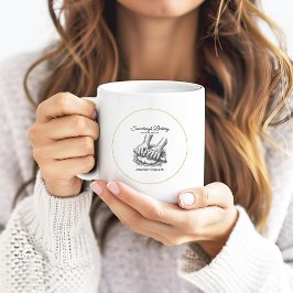 Taza De Café Panadería Sourdough hecha a mano retro vintage par