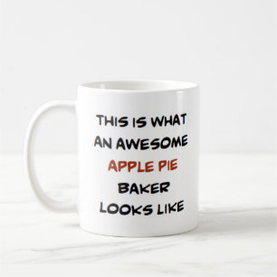 Taza De Café panadero de tarta de manzana, impresionante