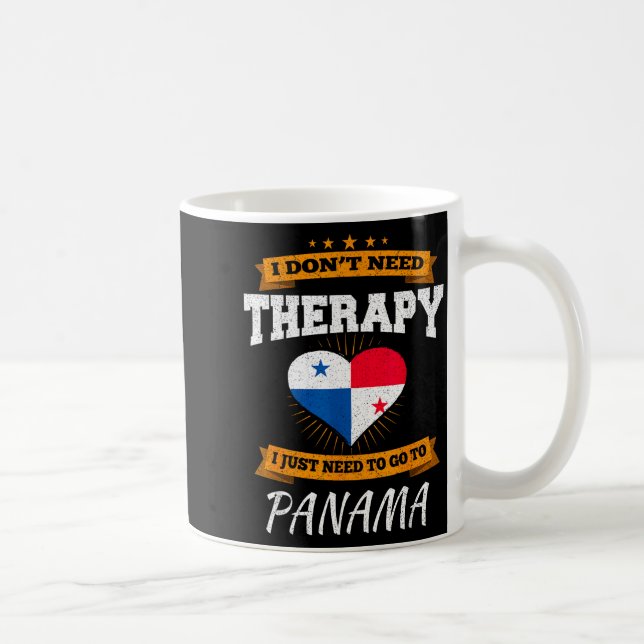 Taza De Café Panamanian Flag I Panama Flag I Vacation Panama  (Derecha)
