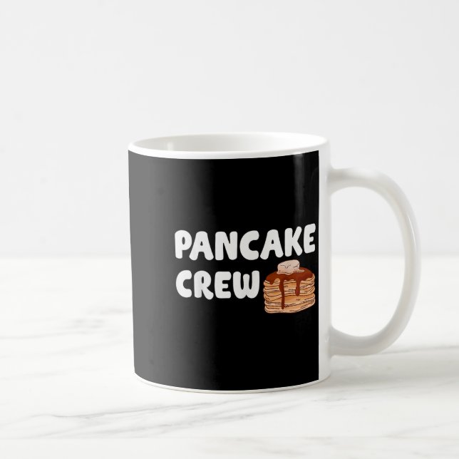 Taza De Café Pancake Crew Funny Pancake Lover Pancake Christmas (Derecha)