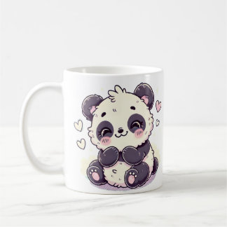Taza De Café Panda Adorable con Dulce Serenidad