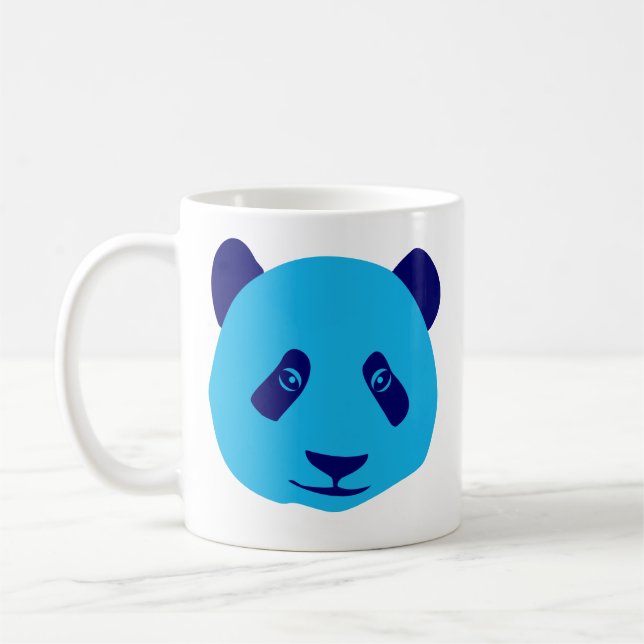Taza De Café Panda - Azul (Izquierda)