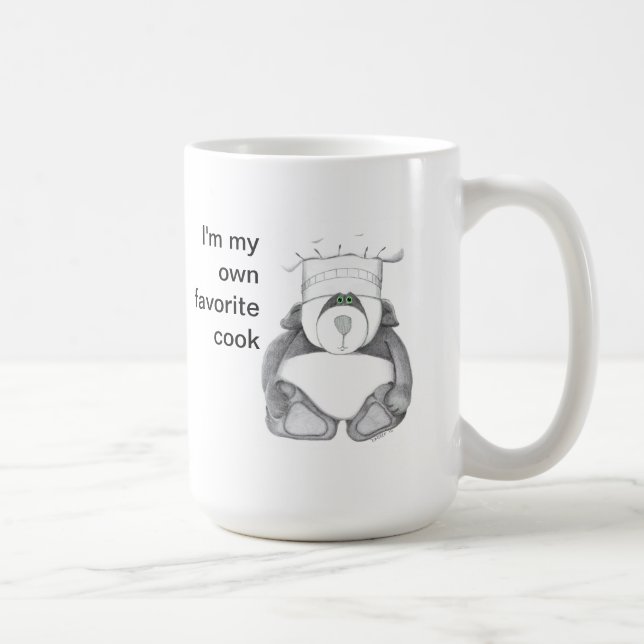 Taza De Café Panda Bear Chef Picture (Derecha)