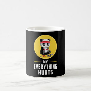 Taza De Café Panda Bear Pandas Cute Animal Paw Sports Gift Idea