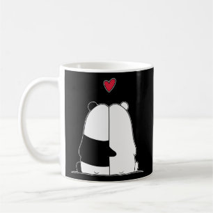 Taza De Café Panda Bear Polar Bear Love Day