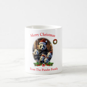 Taza De Café Panda Bears Navidad Mug