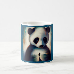 Taza De Café Panda de animales espirituales 1