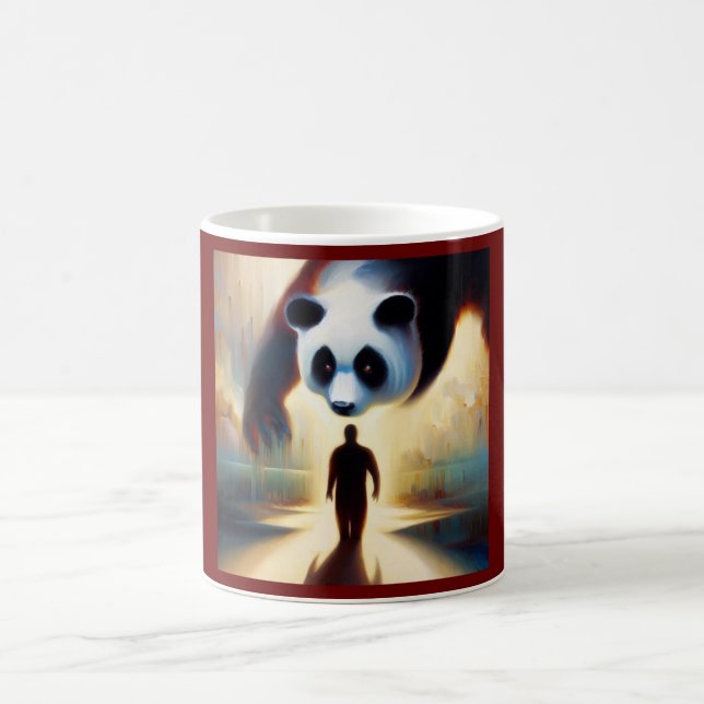 Taza De Café Panda de animales espirituales 2 (Centro)