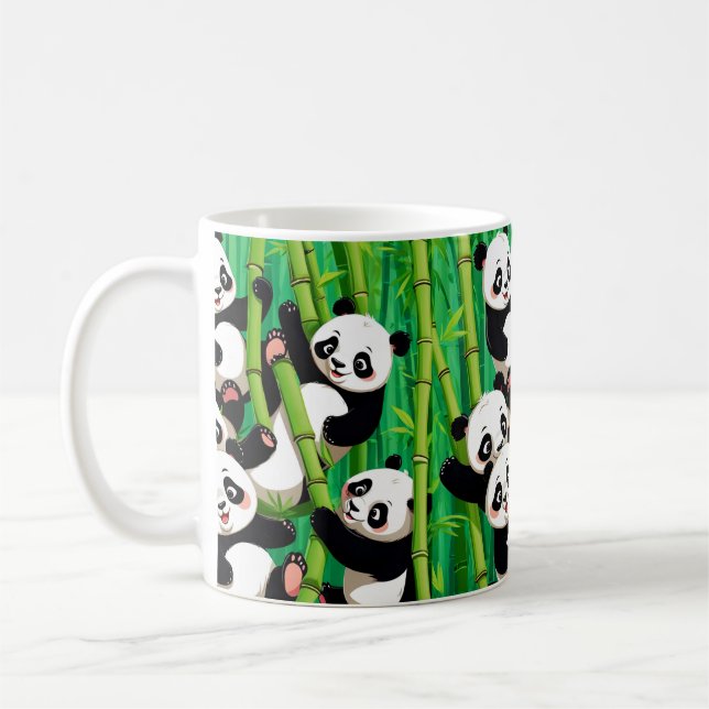 Taza De Café Panda de bambú (Izquierda)
