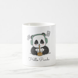 Taza De Café Panda de Bubble Beats