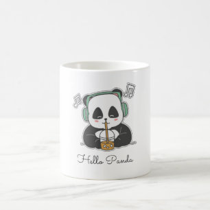 Taza De Café Panda de Bubble Beats