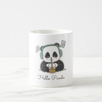 Taza De Café Panda de Bubble Beats