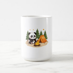 Taza De Café Panda de camping