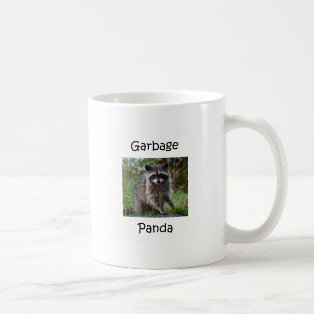 Taza De Café Panda de la basura (Derecha)