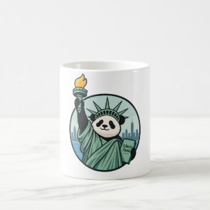 Taza De Café Panda de la Libertad